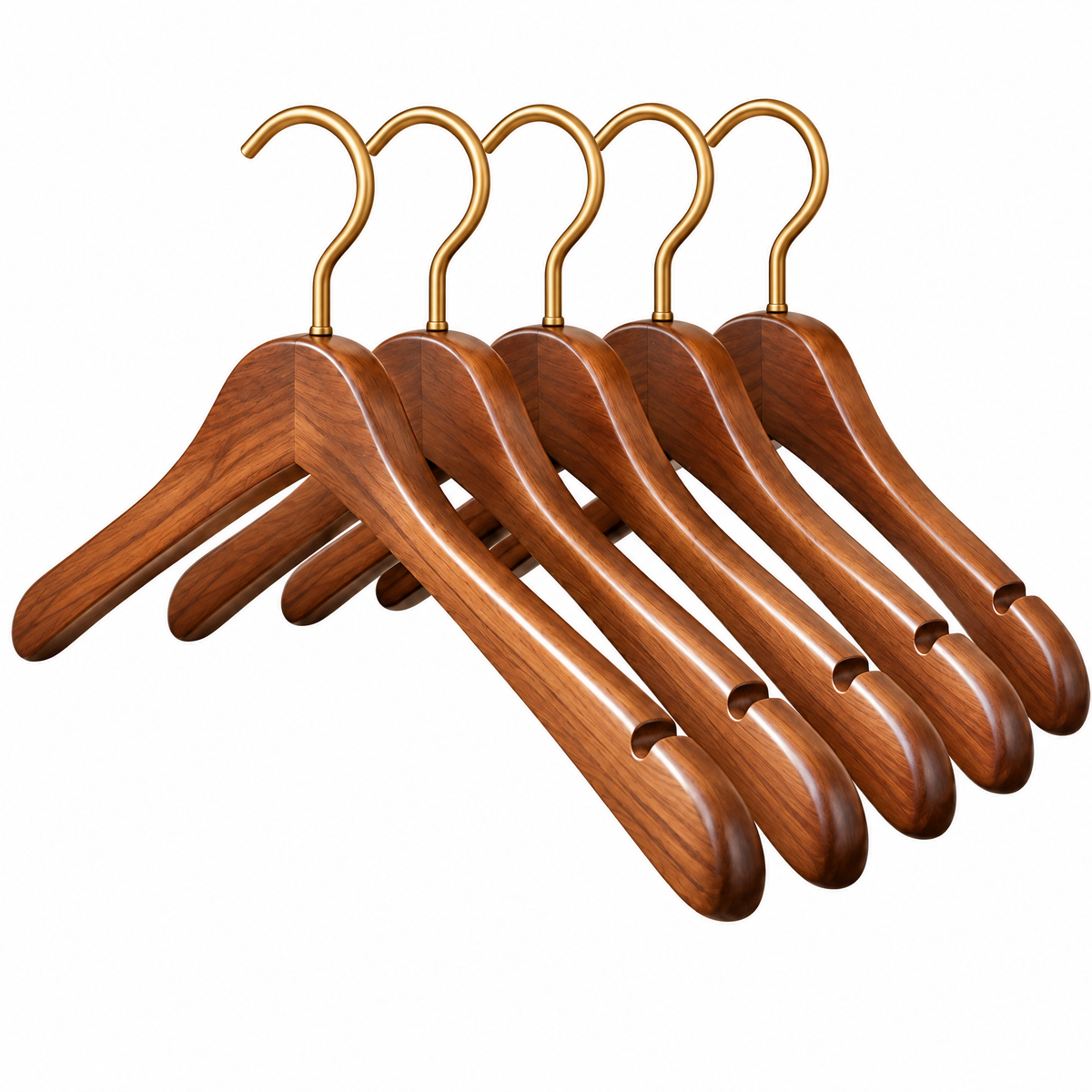 Qavyron wooden clothes hanger set product view