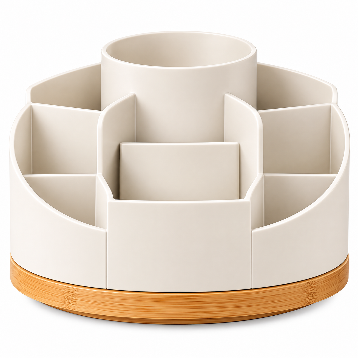 Qavyron™ 360° Rotating Desktop Organizer Caddy
