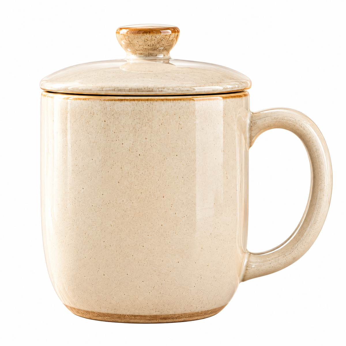 Qavyron™ Lidded Ceramic Everyday Mug